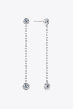 Load image into Gallery viewer, Adored Moissanite Chain Earrings
