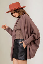 Load image into Gallery viewer, Very J Open Front Dolman Sleeve Longline Cardigan
