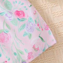 Load image into Gallery viewer, Baby Girl Floral Ruffle Trim Smocked Dress
