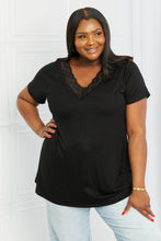 Load image into Gallery viewer, Celeste You Grow Girl Full Size Floral V-Neck Top in Black
