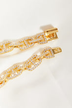 Load image into Gallery viewer, GNJ MANUFACTURING Rhinestone Chain-Link Bracelet
