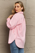 Load image into Gallery viewer, Zenana Give Me Warmth Oversized Fleece Shacket
