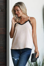 Load image into Gallery viewer, Lace Trim V-Neck Cami
