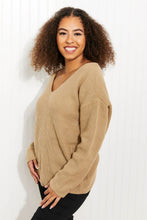 Load image into Gallery viewer, CY Fashion Just a Little Twist Full Size Open Back Sweater
