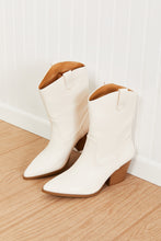 Load image into Gallery viewer, Qupid Howdy Y&#39;all Corp Mid-Calf Cowboy Boots in Stone
