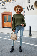 Load image into Gallery viewer, Lantern Sleeve Dropped Shoulder Sweater
