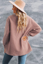 Load image into Gallery viewer, Button Front Teddy Jacket with Pockets

