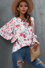 Load image into Gallery viewer, Pink, Yellow, White Floral Blouse
