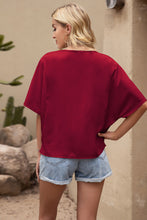 Load image into Gallery viewer, Cowl Neck Batwing Sleeve Top
