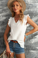 Load image into Gallery viewer, Ruffled Sleeve V-Neck Top
