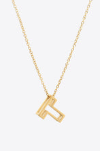 Load image into Gallery viewer, K to T Letter Pendant Necklace DIBS K-T
