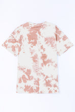 Load image into Gallery viewer, Tie-Dye Round Neck Short Sleeve Tunic Tee
