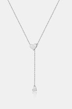 Load image into Gallery viewer, Gorgeous Drop Heart (925 Sterling Silver) Necklace✨
