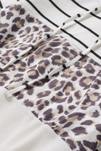 Load image into Gallery viewer, Plus Size Mixed Print Curved Hem Hoodie
