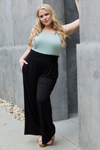 Load image into Gallery viewer, Heimish Basic Needs Full Size Square Neck Solid Smocking Top in Gum Leaf
