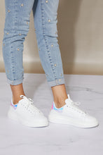 Load image into Gallery viewer, Berness Kicks and Giggles Chunky Sole Sneakers in White

