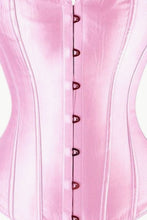 Load image into Gallery viewer, Full Size Satin Corset with Lace-Up Back

