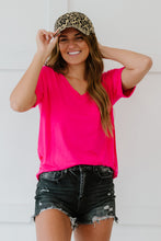Load image into Gallery viewer, Sew In Love Tee Shirt Weather Full Size Run Pocketed Tee

