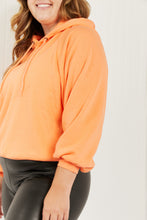 Load image into Gallery viewer, Zenana Hay Bales Full Size Lantern Sleeve Hoodie
