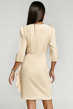 Load image into Gallery viewer, Ruffled Tulip Hem Puff Sleeve Mini Dress
