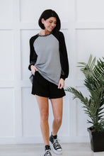 Load image into Gallery viewer, Doe &amp; Rae Small Town Full Size Run Waffle Knit Baseball Tee
