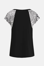 Load image into Gallery viewer, Pattern Block Baseball Style Top DIBS BASEBALL
