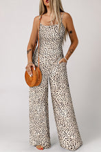 Load image into Gallery viewer, Printed Spaghetti Strap Jumpsuit with Pockets
