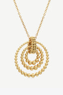 Bead Pendant Chain-Link Necklace