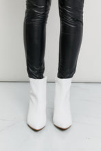 Load image into Gallery viewer, Forever Link Rhinestone Pointed Toe Booties in Ivory
