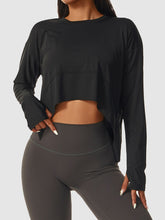 Load image into Gallery viewer, High-Low Slit Sports Top
