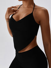 Load image into Gallery viewer, Yoga Halter Neck Sleeveless Tank Top
