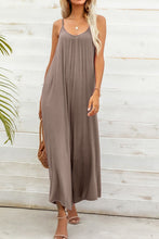 Load image into Gallery viewer, Spaghetti Strap Scoop Neck Jumpsuit
