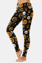 Load image into Gallery viewer, Halloween Print Elastic Waistband Leggings
