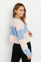 Load image into Gallery viewer, HYFVE Just Checking In Color Block Sweater
