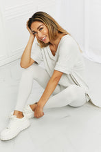 Load image into Gallery viewer, Zenana Self Love Full Size Brushed DTY Microfiber Lounge Set in Bone
