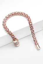 Load image into Gallery viewer, Inlaid Rhinestone Copper Bracelet
