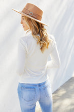 Load image into Gallery viewer, Zenana Eyelash Lace Trim Long Sleeve Top
