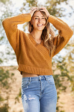 Load image into Gallery viewer, HYFVE Cuddle Weather Surplice Sweater
