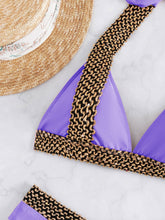 Load image into Gallery viewer, Summer Muse Tied Halter Neck Bikini Set
