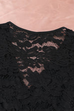 Load image into Gallery viewer, Meshing Laced Detail Bodysuit With Puff Sleeve
