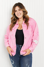 Load image into Gallery viewer, Andree by Unit Starstruck Full Size Sequin Star Patch Denim Jacket
