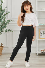 Load image into Gallery viewer, Girls Leopard Patch Leggings
