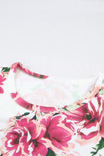 Load image into Gallery viewer, Floral Round Neck Midi Dress with Pockets
