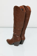 Load image into Gallery viewer, Forever Link Faux Leather Embroidered Cowboy Boots
