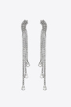 Load image into Gallery viewer, Glass Stone Fringe Dangle Earrings
