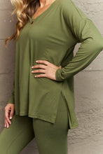 Load image into Gallery viewer, Zenana Lazy Days Full Size Long Sleeve and Leggings Set
