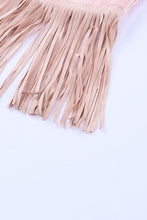 Load image into Gallery viewer, Distressed Fringe Detail Denim Jacket
