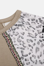 Load image into Gallery viewer, Pattern Block Baseball Style Top DIBS BASEBALL
