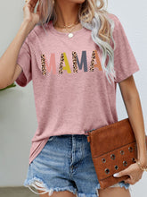 Load image into Gallery viewer, MAMA Leopard Graphic Short Sleeve Tee
