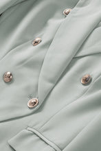 Load image into Gallery viewer, Double-Breasted Lapel Collar Blazer with Pockets
